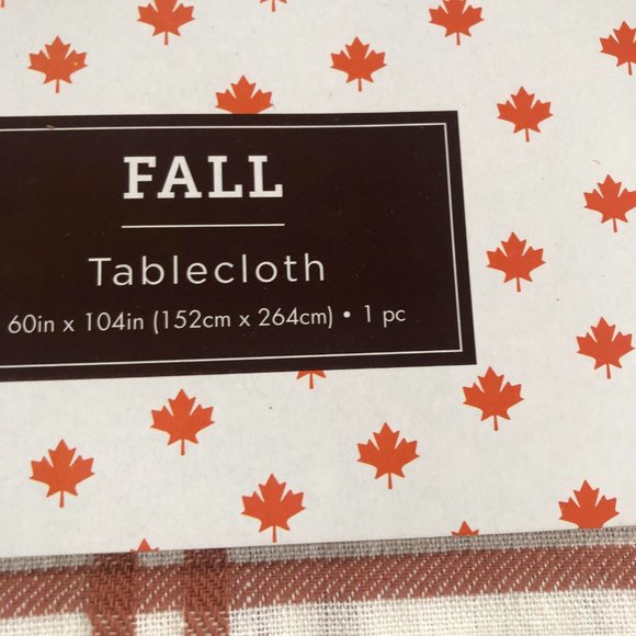 NEW FALL TABLECLOTH Robert Stanley 60x104 - Picture 5 of 12